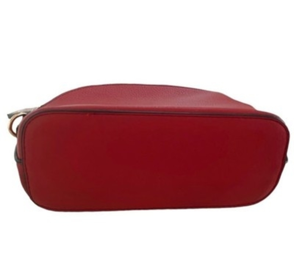 ALYSSA Red Vegan Leather Wrist Bag Small Women's Clutch Travel Handbag NWT - Picture 6 of 6